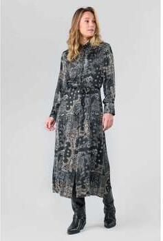 Le Temps des Cerises Jurk Lange jurk wijd uitlopend skater SERAPHY