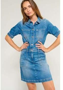 Le Temps des Cerises Jurk recht van jeans ALVY