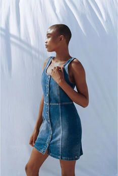 Le Temps des Cerises Jurk recht van jeans TIRANA