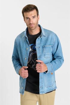 Le Temps des Cerises Overhemd Lange Mouw Denim overhemd van MAURI