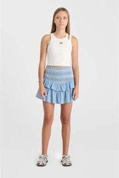 Le Temps des Cerises Rok wijd uitlopend skater van jeans ADONOIGI