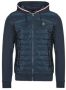 Le Temps Des Cerises Bi-materiaal jas Thol Blauw Heren - Thumbnail 1