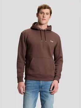 Lee Capuchon sweaters 112386264 ESSENTIAL REGULAR HOODIE-SHAVED CHOCOLATE