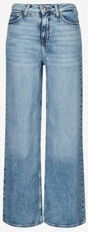 Lee high waist wide leg jeans medium blue denim - Foto 4