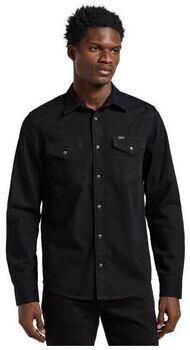 Lee Overhemd Lange Mouw 112363913 REGULAR WESTERN-BLACK