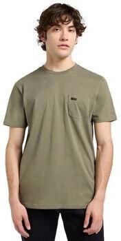 Lee T-shirt Korte Mouw 112370424 POCKET TEE-MERCANTILE GREEN