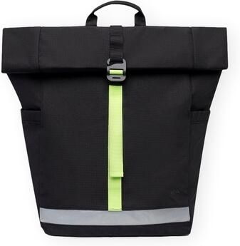 Lefrik Rugzak Lars Roll Backpack Black Lime
