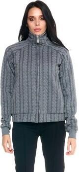Leone 1947 Blazer Woman High Collar Bonded Full Zip Greyss