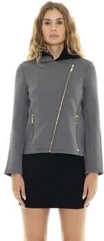 Leone 1947 Blazer Woman Neoprene Jackets Gold Studs
