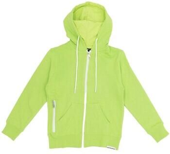 Leone 1947 Capuchon sweaters Boy Hoody Full Zip Fluo