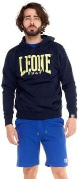 Leone 1947 Capuchon sweaters Man Hoody Fleece Big Logo Not Brusched