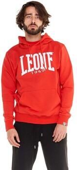 Leone 1947 Capuchon sweaters Man Hoody Fleece Big Logo Not Brusched