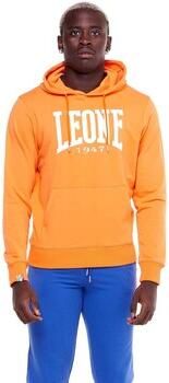 Leone 1947 Capuchon sweaters Man Hoody Fleece Big Logo Not Brusched