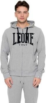 Leone 1947 Capuchon sweaters Man Hoody Full Zip Big Logo