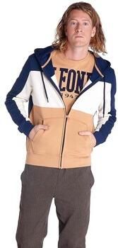 Leone 1947 Capuchon sweaters Man Hoody Full Zip Earth Tones