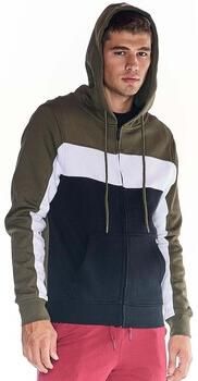 Leone 1947 Capuchon sweaters Man Hoody Full Zip Earth Tones
