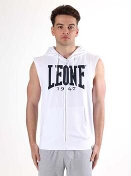 Leone 1947 Capuchon sweaters Man Hoody Sleeveless Big Logo