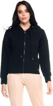 Leone 1947 Capuchon sweaters Woman Crop Hoody Quilted Full Zip Leisure