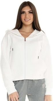 Leone 1947 Capuchon sweaters Woman Crop Hoody Quilted Full Zip Leisure