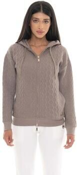 Leone 1947 Capuchon sweaters Woman Hoody Full Zip Bonded
