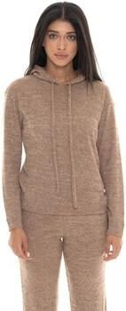 Leone 1947 Capuchon sweaters Woman Hoody Rib Warm Touch