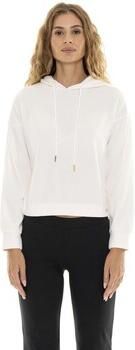 Leone 1947 Capuchon sweaters Woman Rib Hoody Pearl