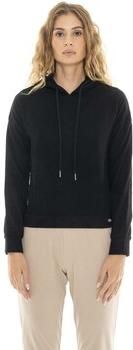 Leone 1947 Capuchon sweaters Woman Rib Hoody Pearl