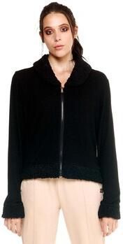 Leone 1947 Fleece Jack Woman Crop Hoody Full Zip Chic Boxing