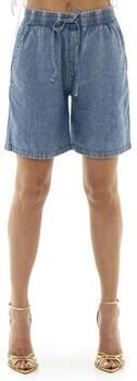 Leone 1947 Korte Broek Woman Bermuda Chambray Fancy Stripes