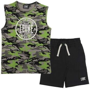 Leone 1947 Setjes Boy Sets Tank + Bermuda Military Fluo
