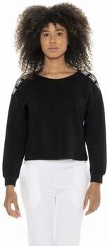 Leone 1947 Sweaters Woman Crewneck Black White