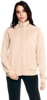 Leone 1947 Sweaters Woman High Collar Bonded Full Zip Greyss