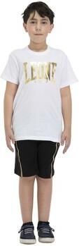 Leone 1947 T-shirt Korte Mouw Boy + Bermuda Italian Gold