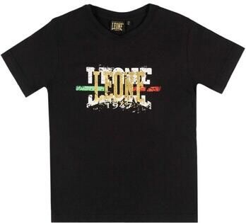 Leone 1947 T-shirt Korte Mouw Boy Short Sleeves Authentic Gold