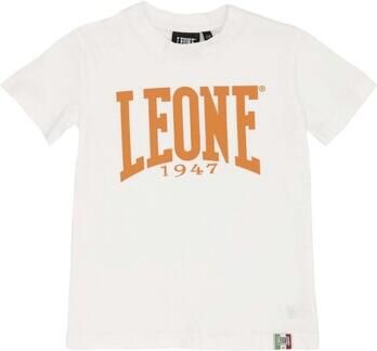 Leone 1947 T-shirt Korte Mouw Boy Short Sleeves Basic
