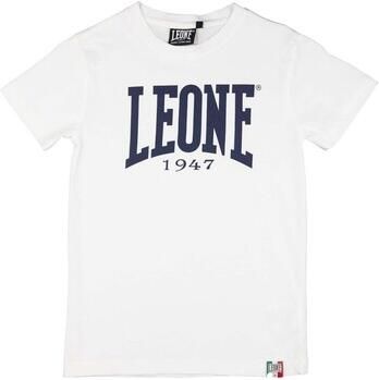 Leone 1947 T-shirt Korte Mouw Boy Short Sleeves Big Logo