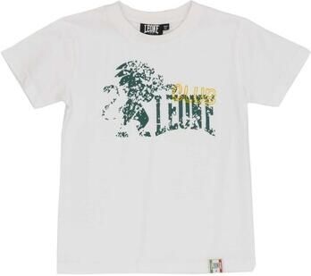 Leone 1947 T-shirt Korte Mouw Boy Short Sleeves College