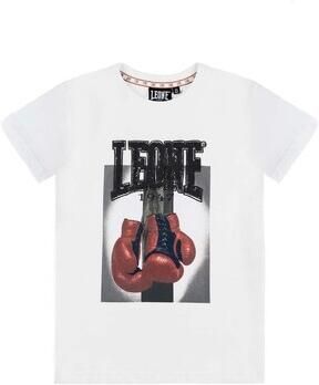 Leone 1947 T-shirt Korte Mouw Boy Short Sleeves Color Block