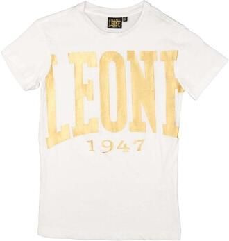 Leone 1947 T-shirt Korte Mouw Boy Short Sleeves Gold