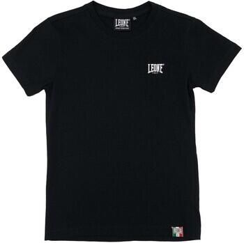 Leone 1947 T-shirt Korte Mouw Boy Short Sleeves Small Logo