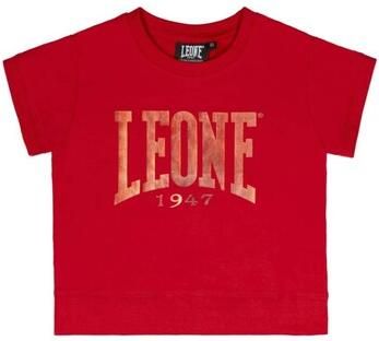 Leone 1947 T-shirt Korte Mouw Girl Crewneck Sporty
