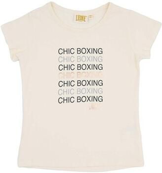 Leone 1947 T-shirt Korte Mouw Girl Short Sleeves Chic Girl