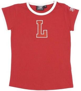 Leone 1947 T-shirt Korte Mouw Girl Short Sleeves College