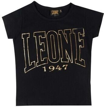 Leone 1947 T-shirt Korte Mouw Girl Short Sleeves Gold 1947