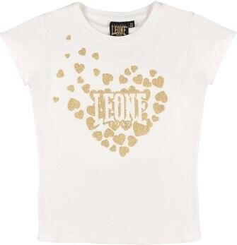 Leone 1947 T-shirt Korte Mouw Girl Short Sleeves Gold 1947