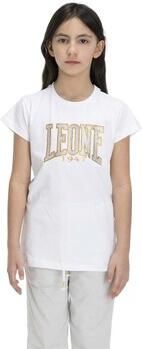 Leone 1947 T-shirt Korte Mouw Girl Short Sleeves Shiny