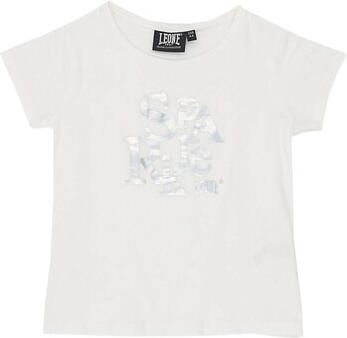 Leone 1947 T-shirt Korte Mouw Girl Short Sleeves Sparkly