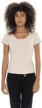 Leone 1947 T-shirt Korte Mouw Woman Rib Chic
