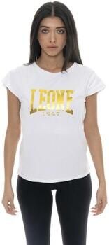Leone 1947 T-shirt Korte Mouw Woman Short Sleeves Gold