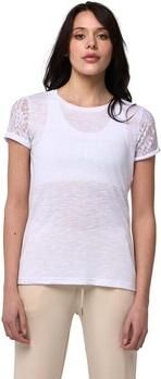 Leone 1947 T-shirt Korte Mouw Woman Short Sleeves Lace